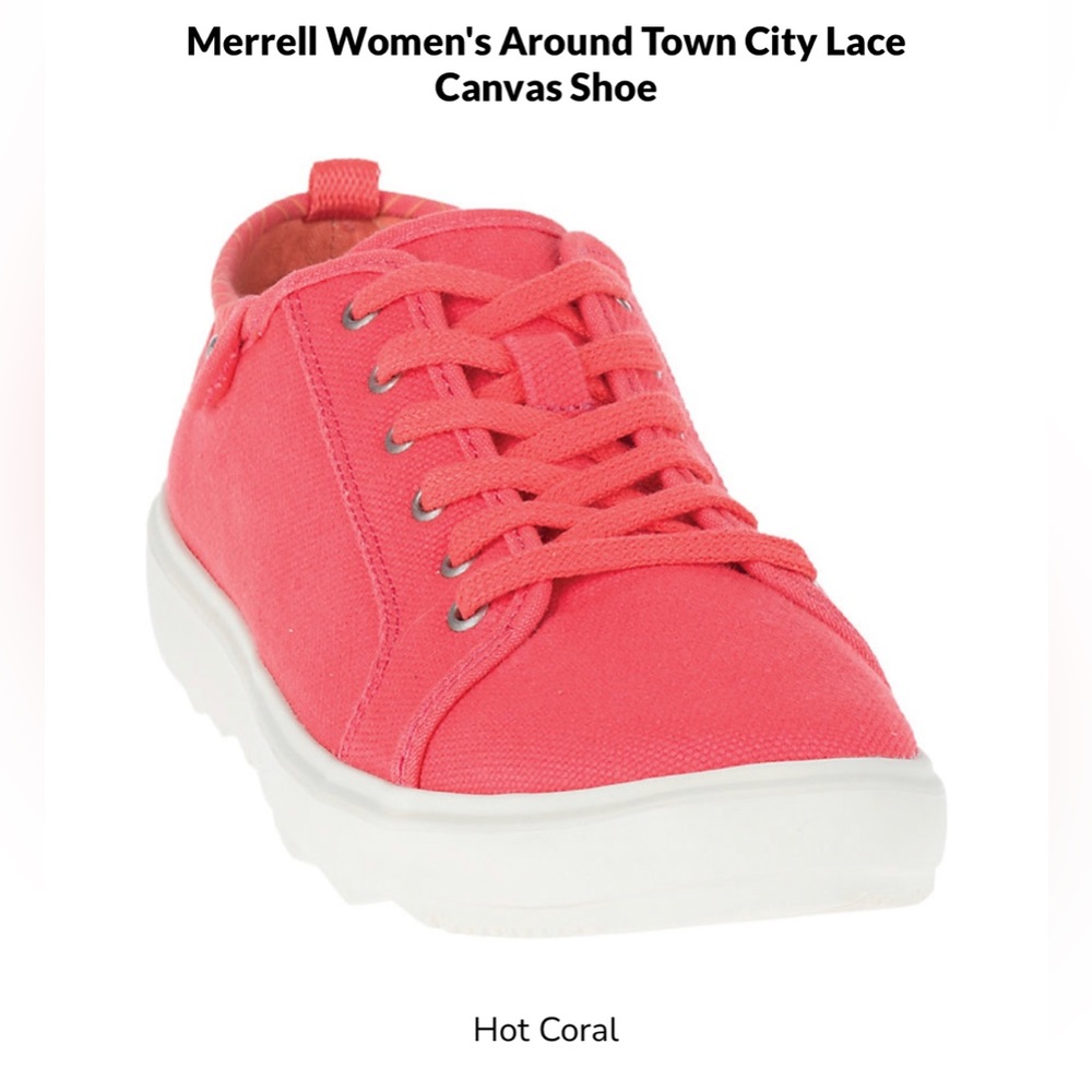 Merrell Women's Around Town City Lace Canvas Shoe 5,5